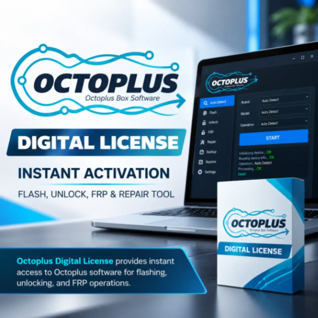 Octoplus Samsung Tool Activation for Box / Dongle  ( for new customers )